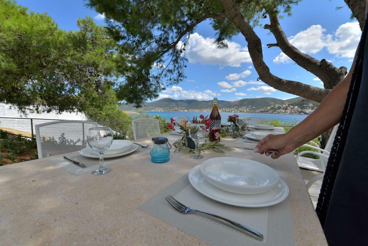 Villa PortoMare Pórto Ráfti Esterno foto